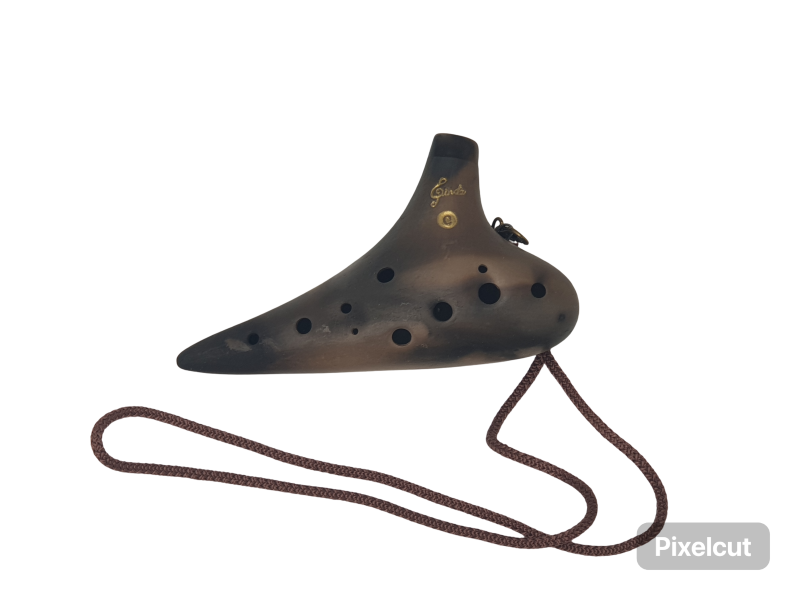 ocarina traditionnel en céramique en DO alto