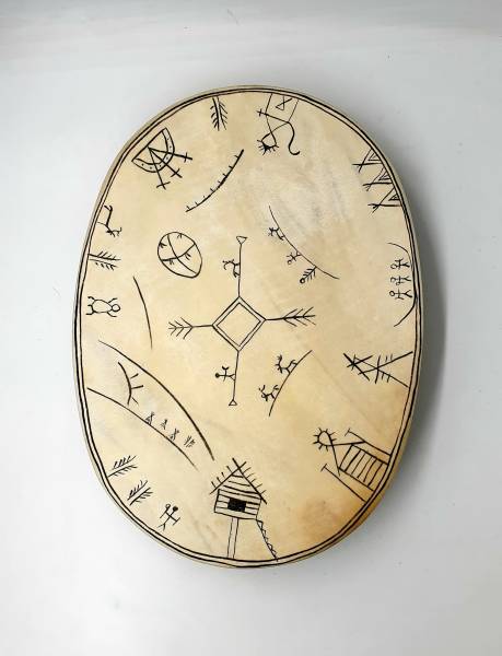 Tambour Sami Lapon du marchand de notes à La SEYNE SUR MER près de Nice